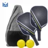 Pickleball Paddles Set-Graphite Carbon Fiber Usapa Approved Lightweight Racquets Set Indoor and Outdoor Exercise For All Ages