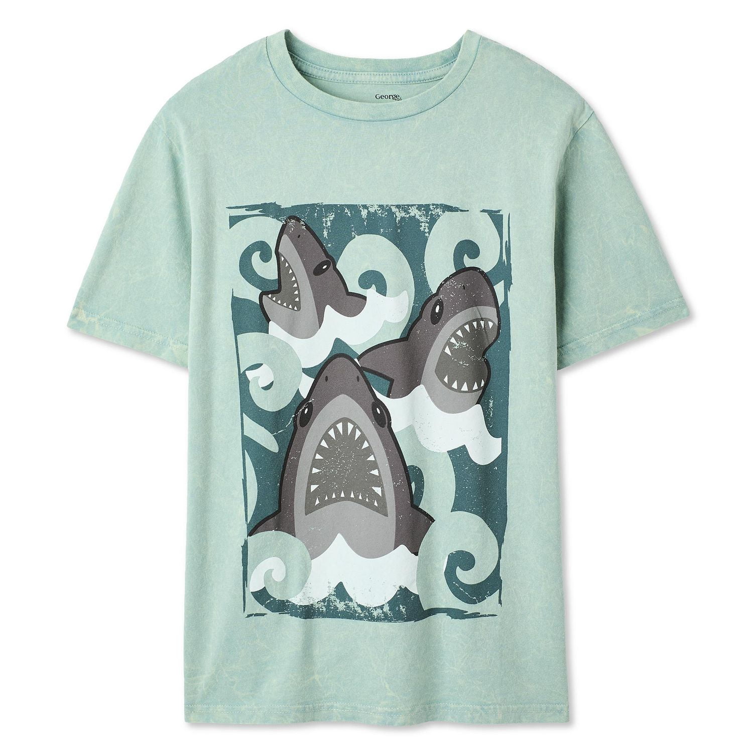 Youth Marble Washed T-Shirt - Image 2