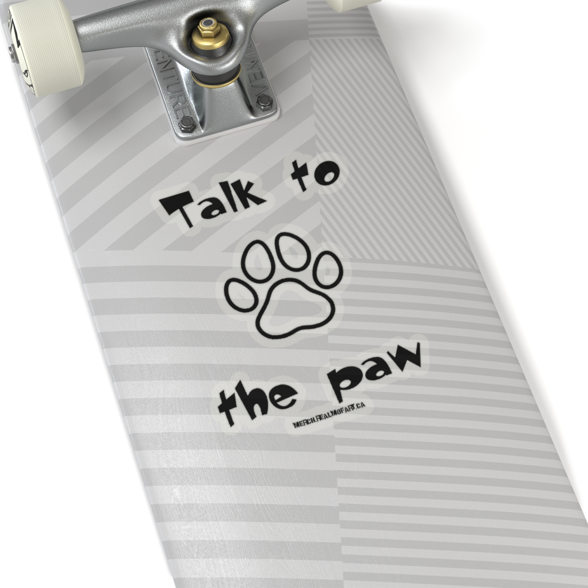 Talk to the Paw Sticker — Cute Paw Print Kiss-Cut Vinyl Sticker for Laptops, Water Bottles & Pet Lovers - Image 3