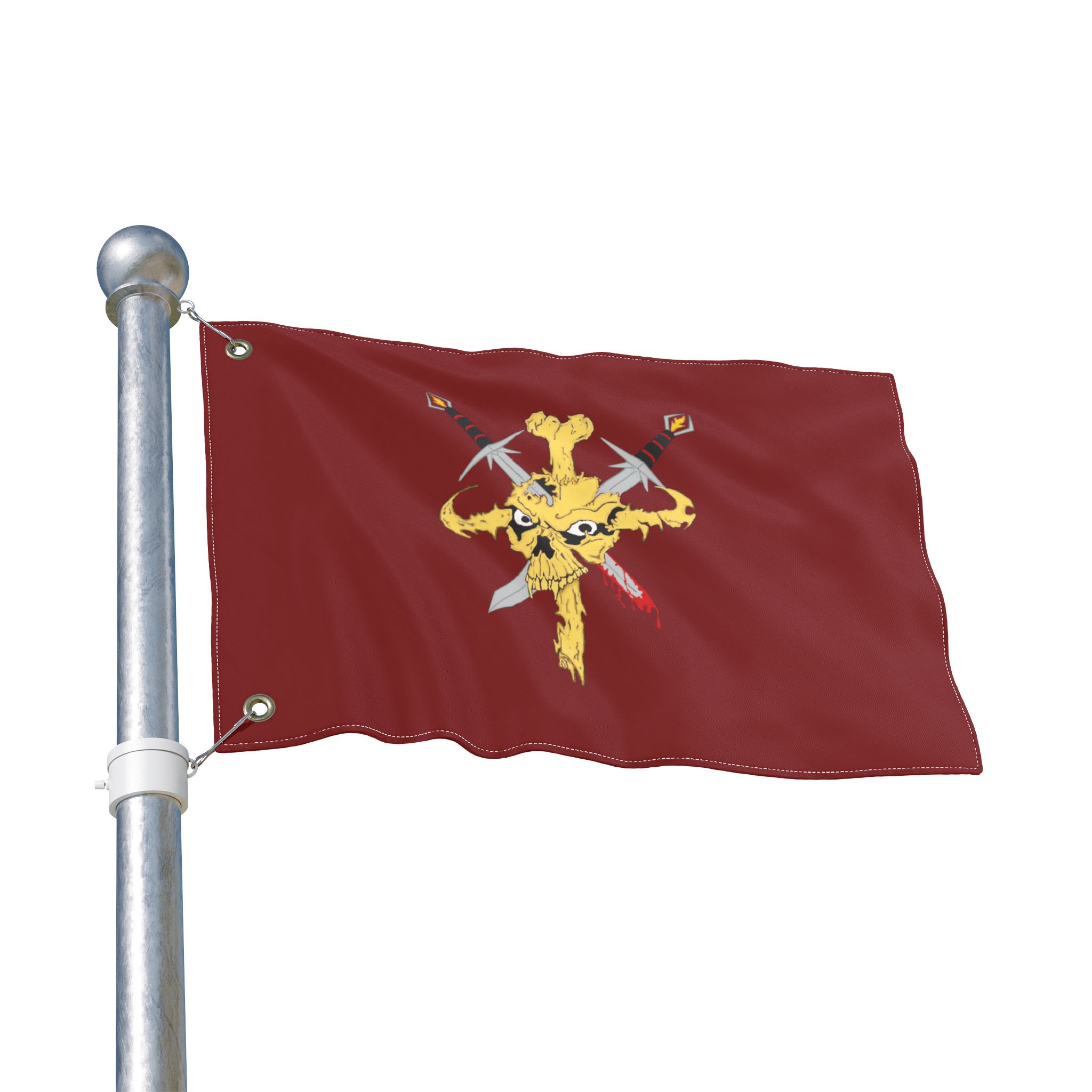 Live or Die - Flag - Red - Image 2