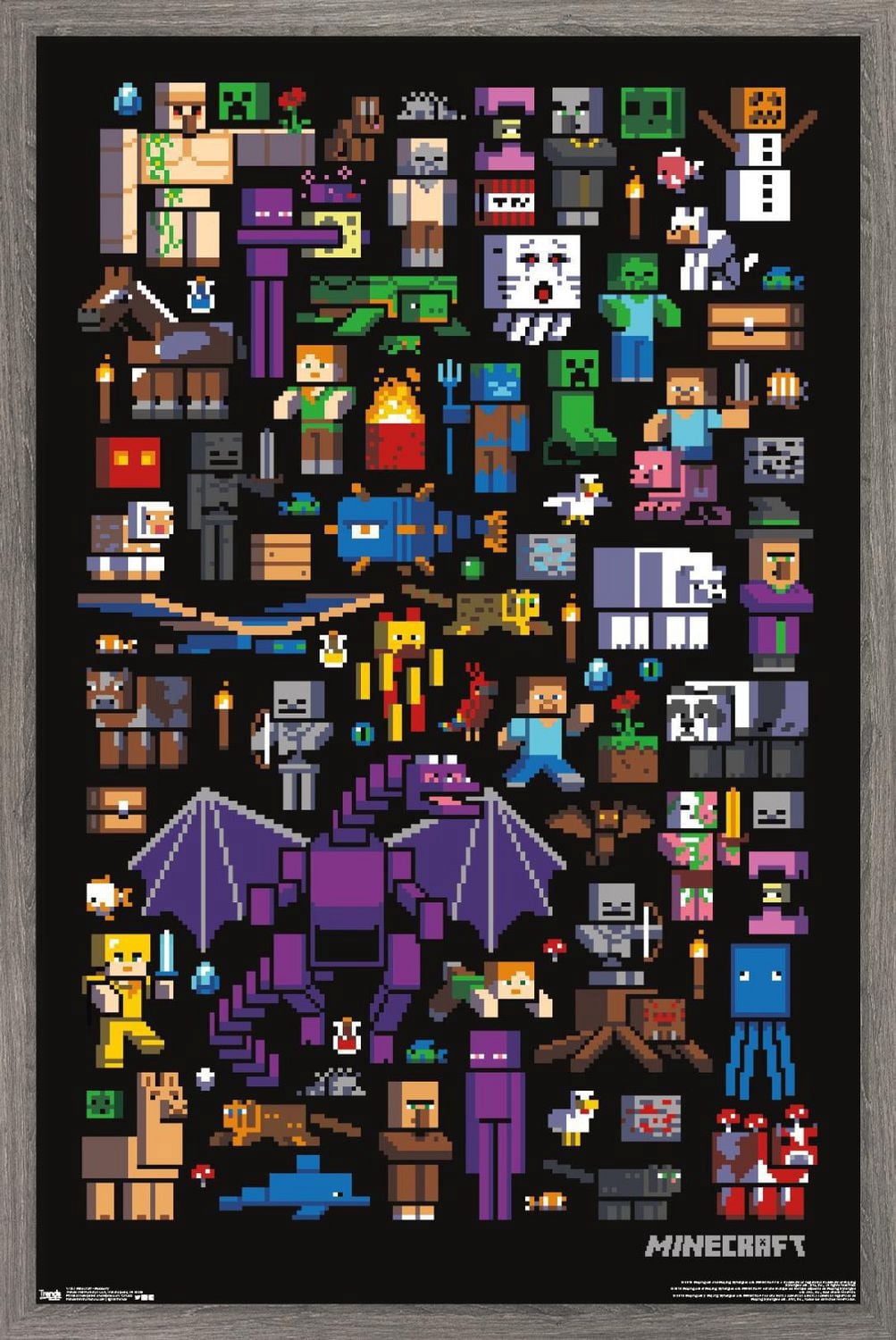 Minecraft - Mobbery Wall Poster, 22.375" x 34" - Image 2