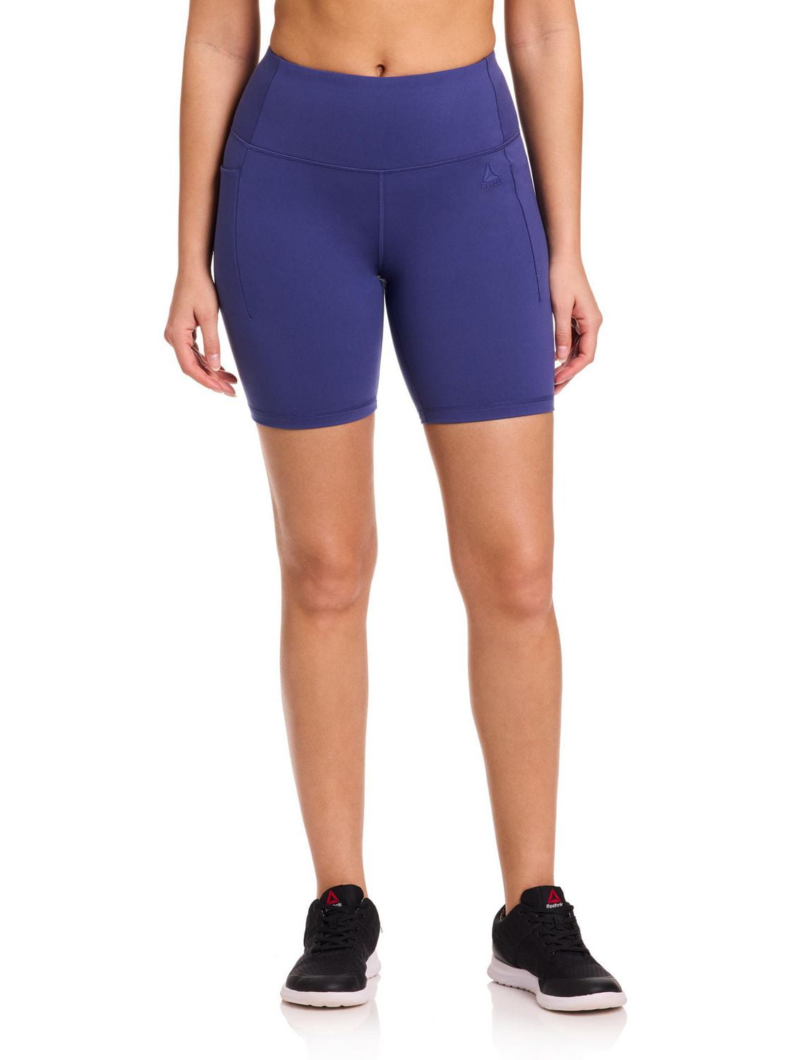 Reebok Reflex High-Rise 7” Inseam Biker Shorts with Pockets - Image 2