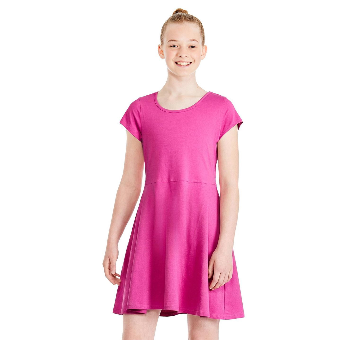 Short-Sleeve Skater Dress - Image 2
