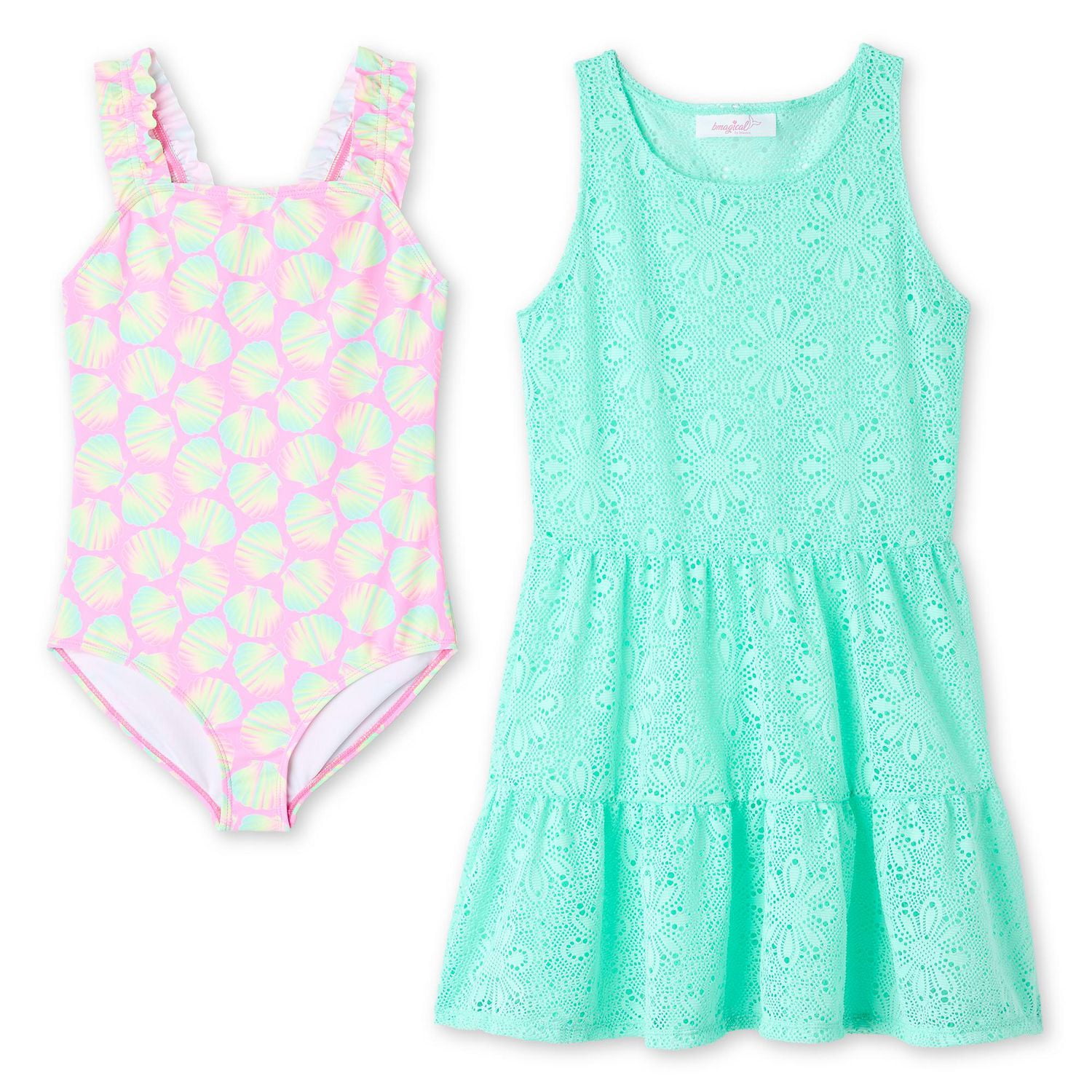 Bmagical Two Piece Swimsuit and Cover-Up Set - Image 2