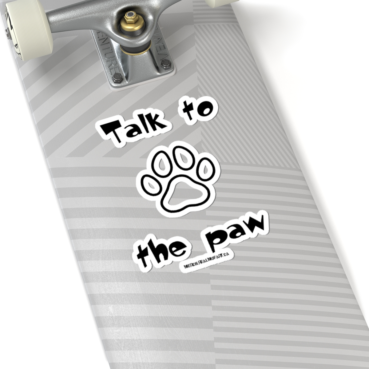 Talk to the Paw Sticker — Cute Paw Print Kiss-Cut Vinyl Sticker for Laptops, Water Bottles & Pet Lovers - Image 4