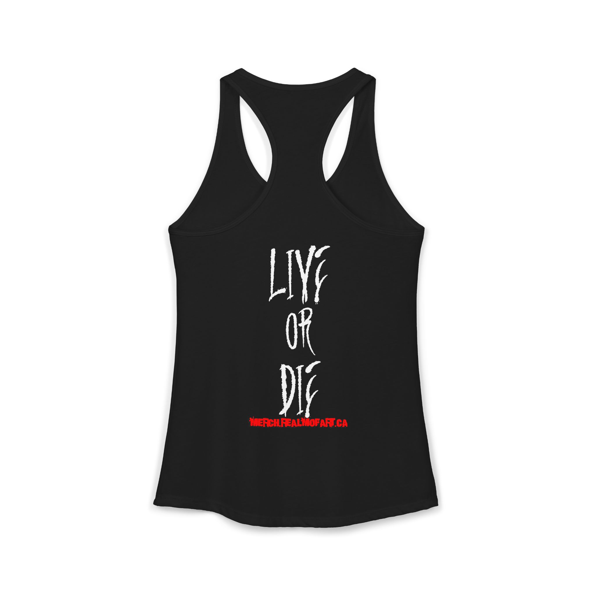 Live or Die Racerback Tank - Image 4