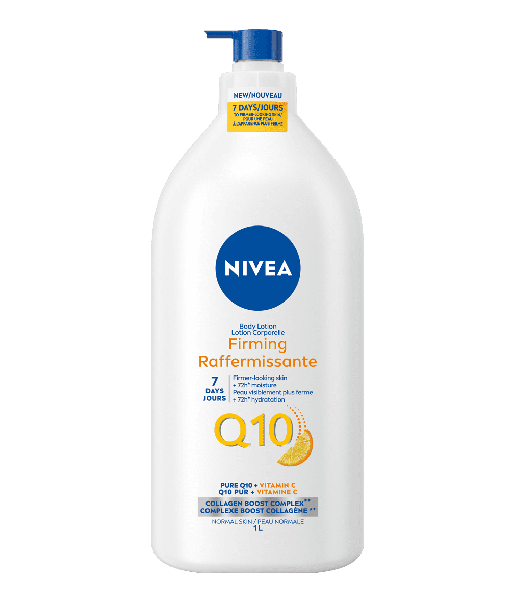 NIVEA Q10 Firming Body Lotion for Women with Q10 and Vitamin C, Normal Skin