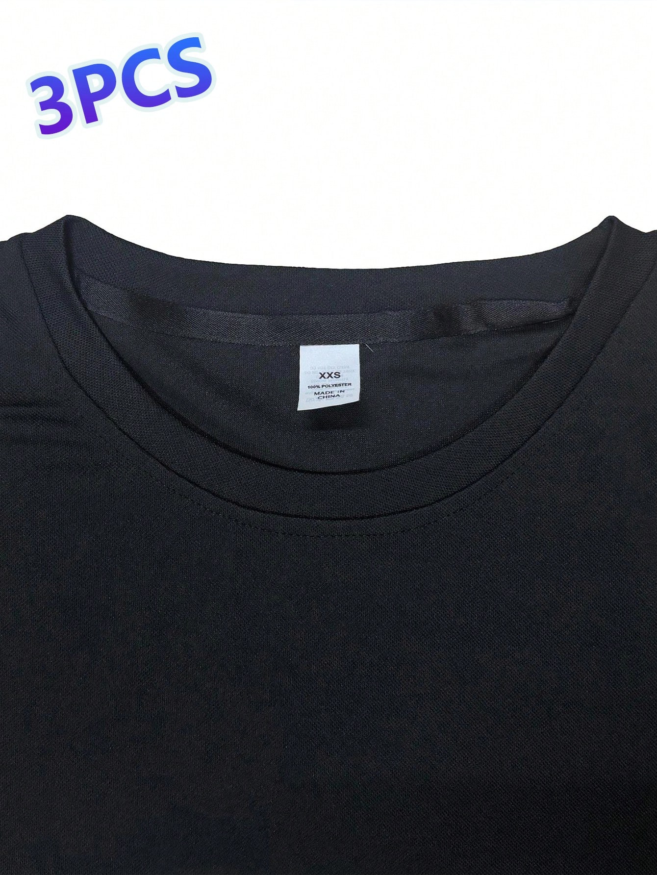 3pcs Solid Color Men's Long Sleeve Sports T-Shirt, Running Fitness Casual Athletic Long Sleeve Crew Neck Men's Base Layer Top, Spring Autumn