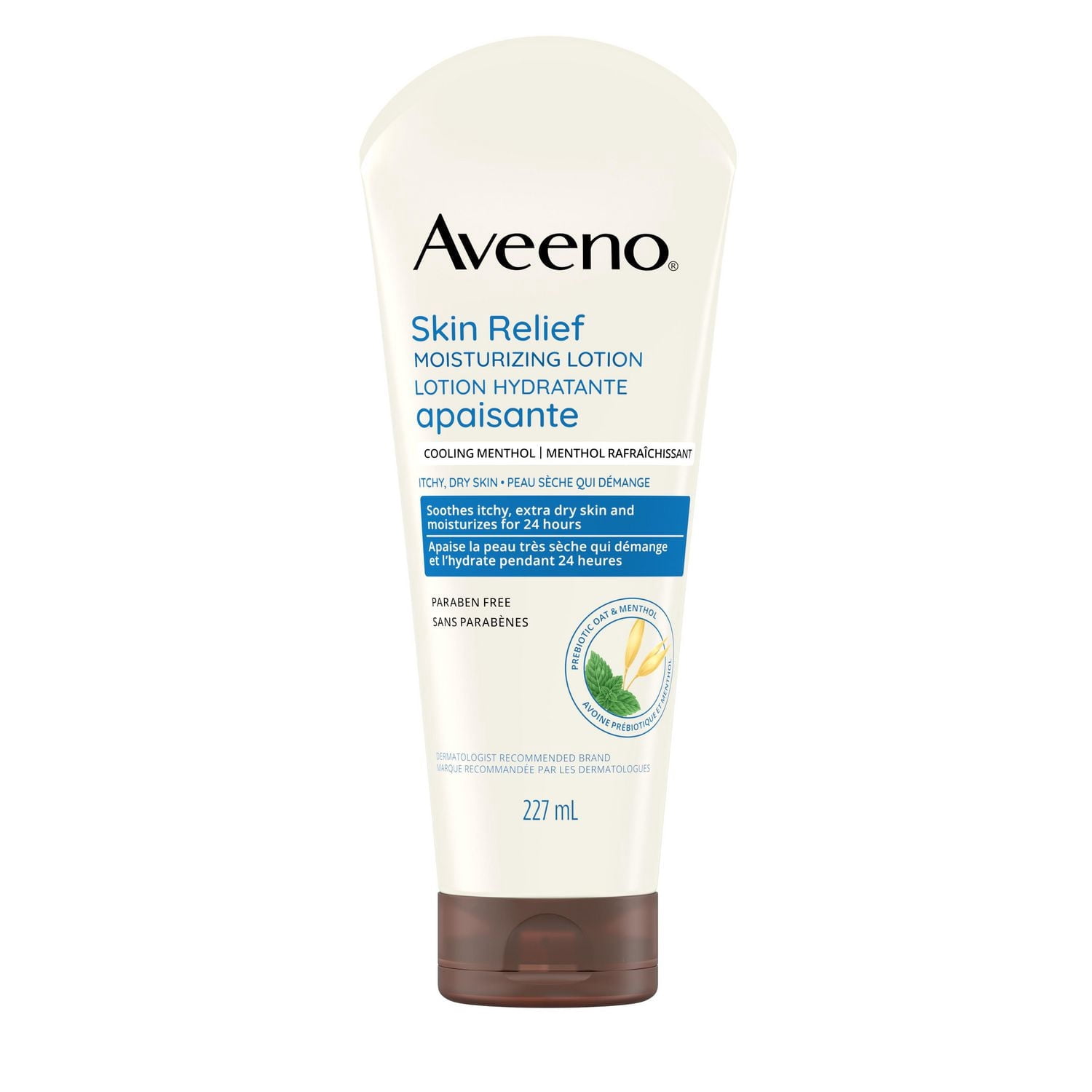Aveeno Skin Relief Moisturizing Lotion, Shea Butter, Colloidal Oatmeal, Cooling Menthol, Dry Skin